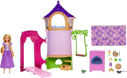 Detalle de Mattel Disney Princess Rapunzel Torre y Accesorios 🏰