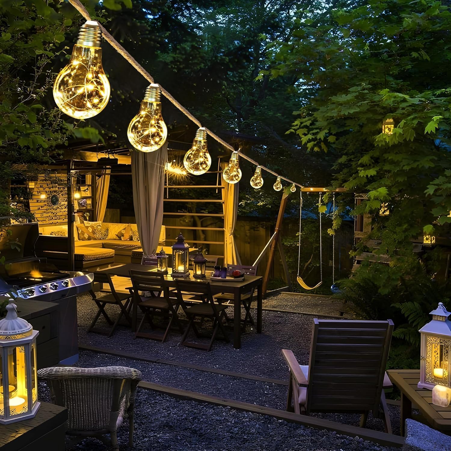 Thumbnail 5 de Joomer Solar-Lichterkette außen 7,5 m mit 16 LED, 8 Modi & Speicherfunktion