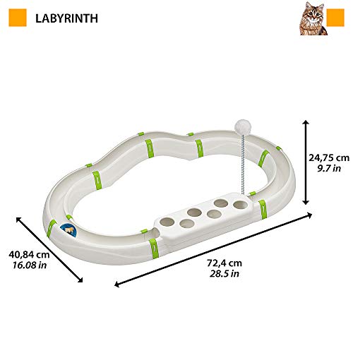Detalle 2 de Ferplast Labyrinth circuito interactivo 72 × 40 cm 🐱