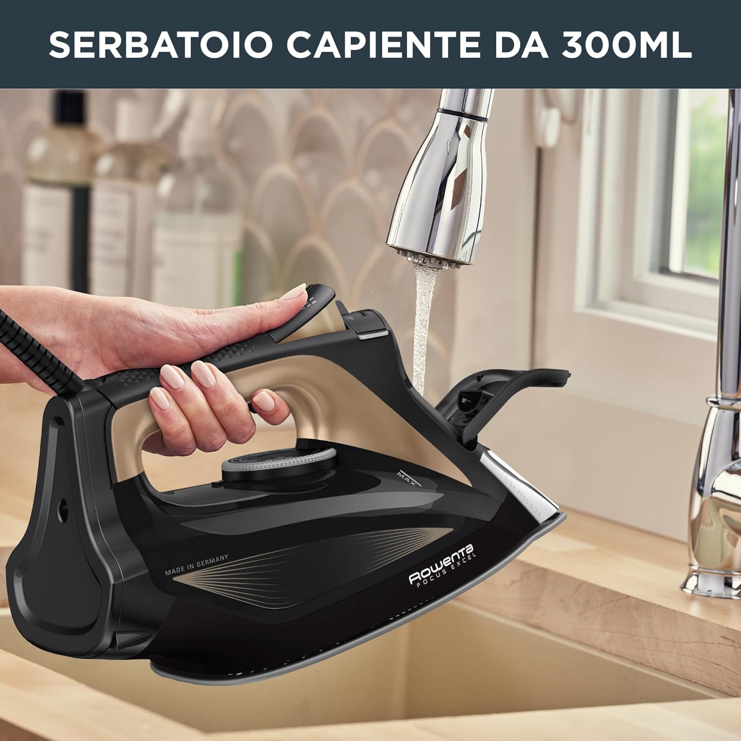 Thumbnail 5 de Rowenta DW5325 Focus Excel: ferro da stiro a vapore 2700 W con punta profilata e modalità Eco