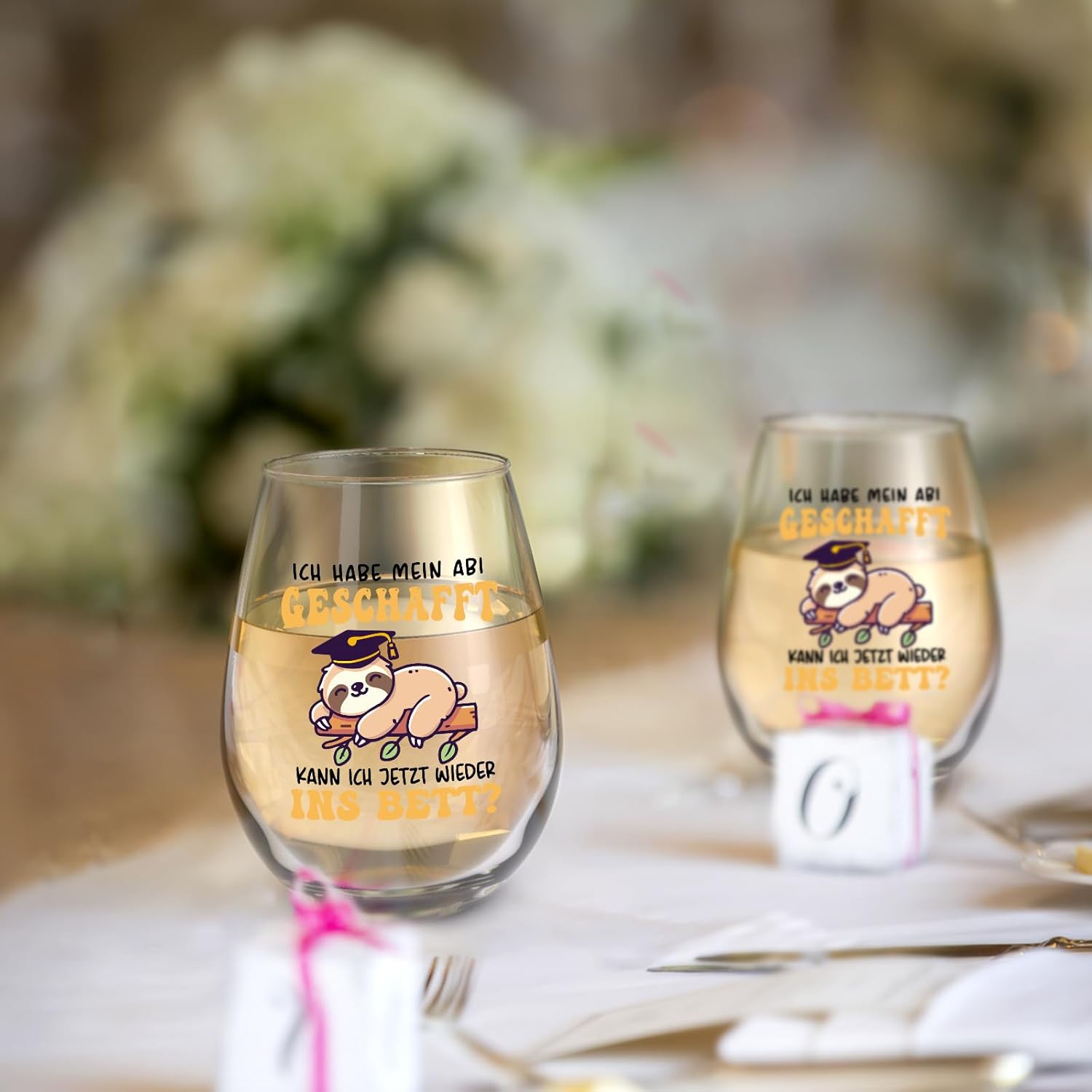 Thumbnail 1 de Joymaking Weinglas Abi 2025 17 oz Geschenk