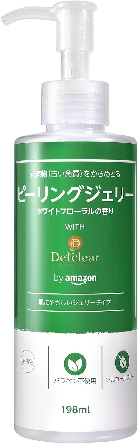 Detalle de by Amazon DETクリア ブライト&ピール ピーリングジェリー CICA 増量 198ml