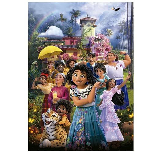 Detalle 2 de Educa Puzzle Disney Encanto de 500 Piezas 🧩 Incluye Pegamento, 34x48 cm