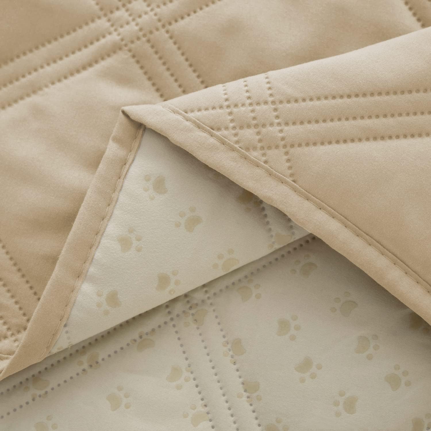 Detalle de Ameritex Waterproof Dog Bed Cover, Anti-Slip Microfiber Furniture Blanket