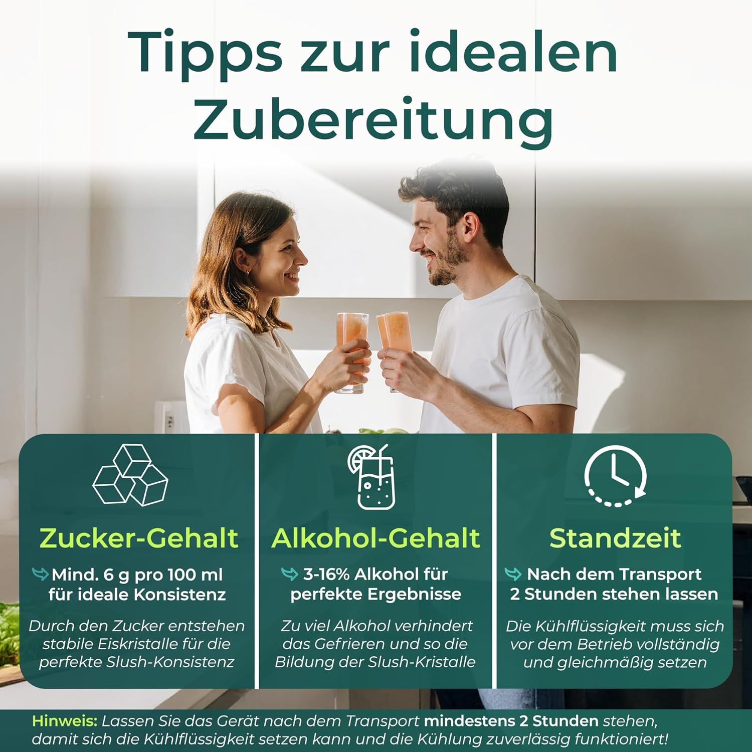 Thumbnail 1 de KLAMER Slush Maschine mit 5 smarten Programmen, 2L Fassungsvolumen & automatischer Reinigung