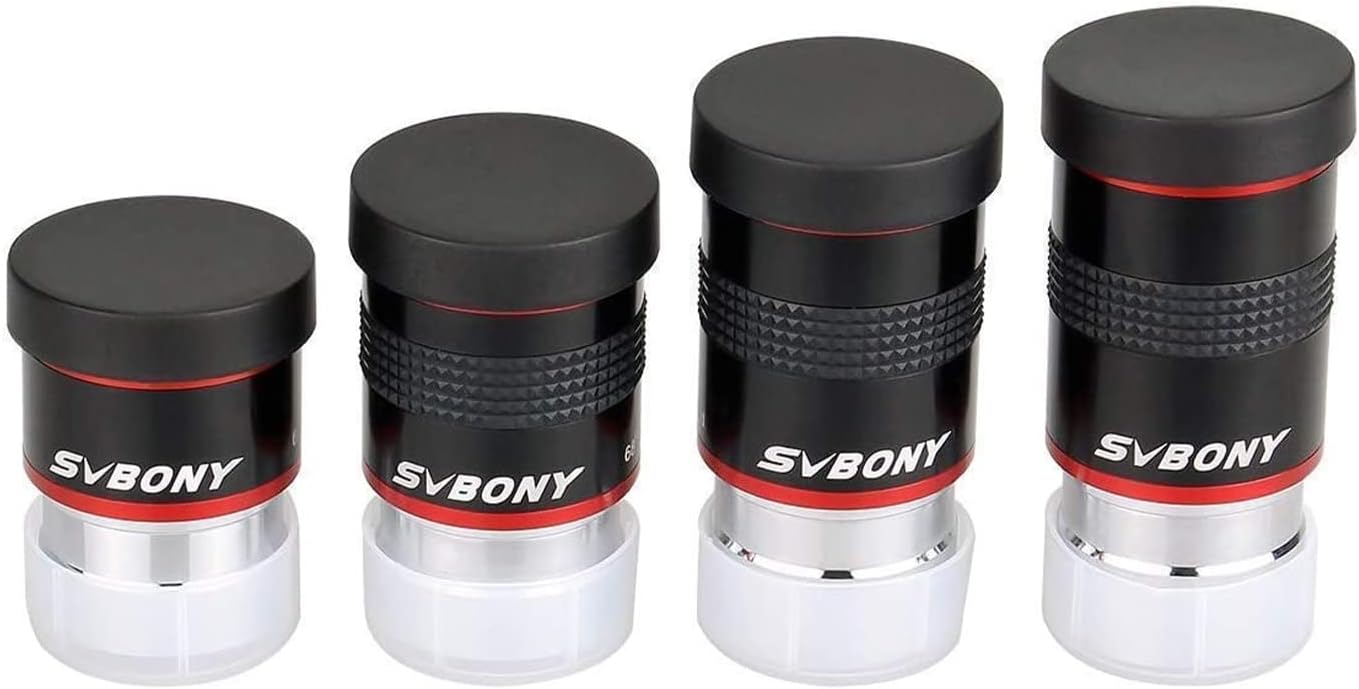 Thumbnail 6 de Svbony Oculare 1.25" Kit Oculare Telescopio 4 focali 6/9/15/20 mm con campo visivo 68°