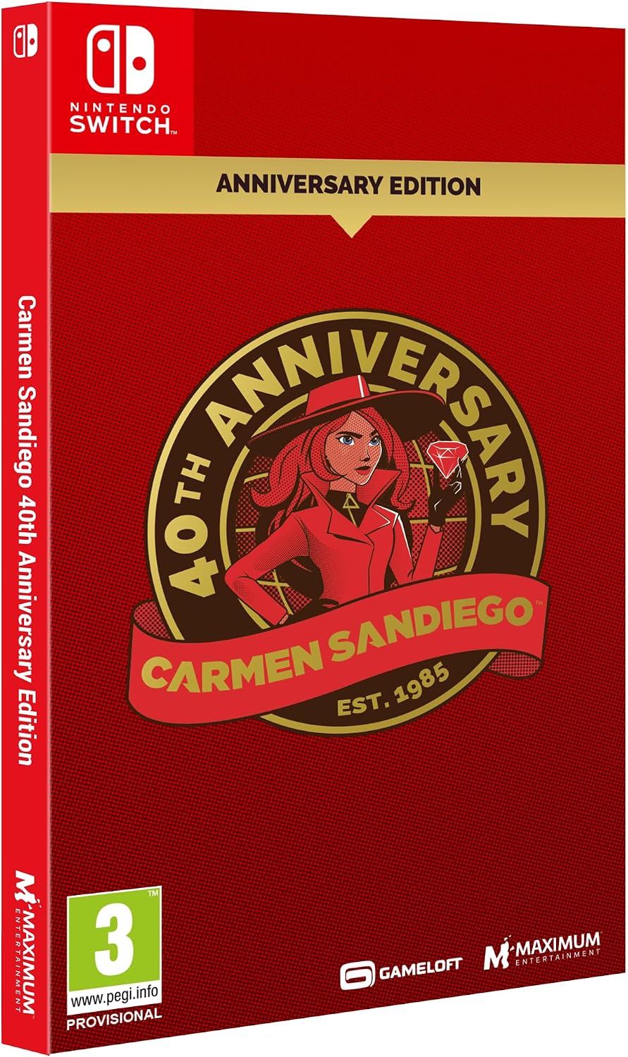 Detalle de Carmen Sandiego Edición 40ª Aniversario para Nintendo Switch – Maximum Entertainment