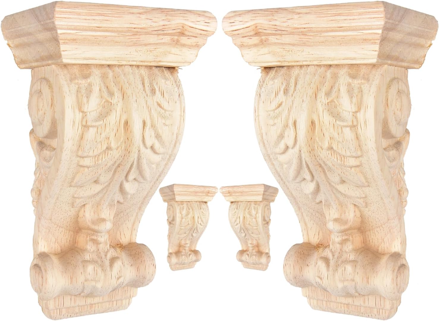 Detalle 2 de TCHOSUZ Wood Carved Corbels, Hardwood