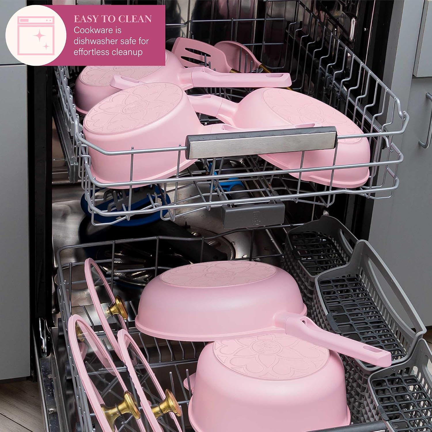 Thumbnail 4 de Paris Hilton Ceramic Cookware Set 10-Piece