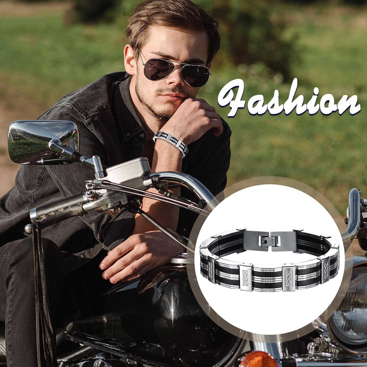 Detalle de OIDEA Bracelet gourmette 21 cm đ