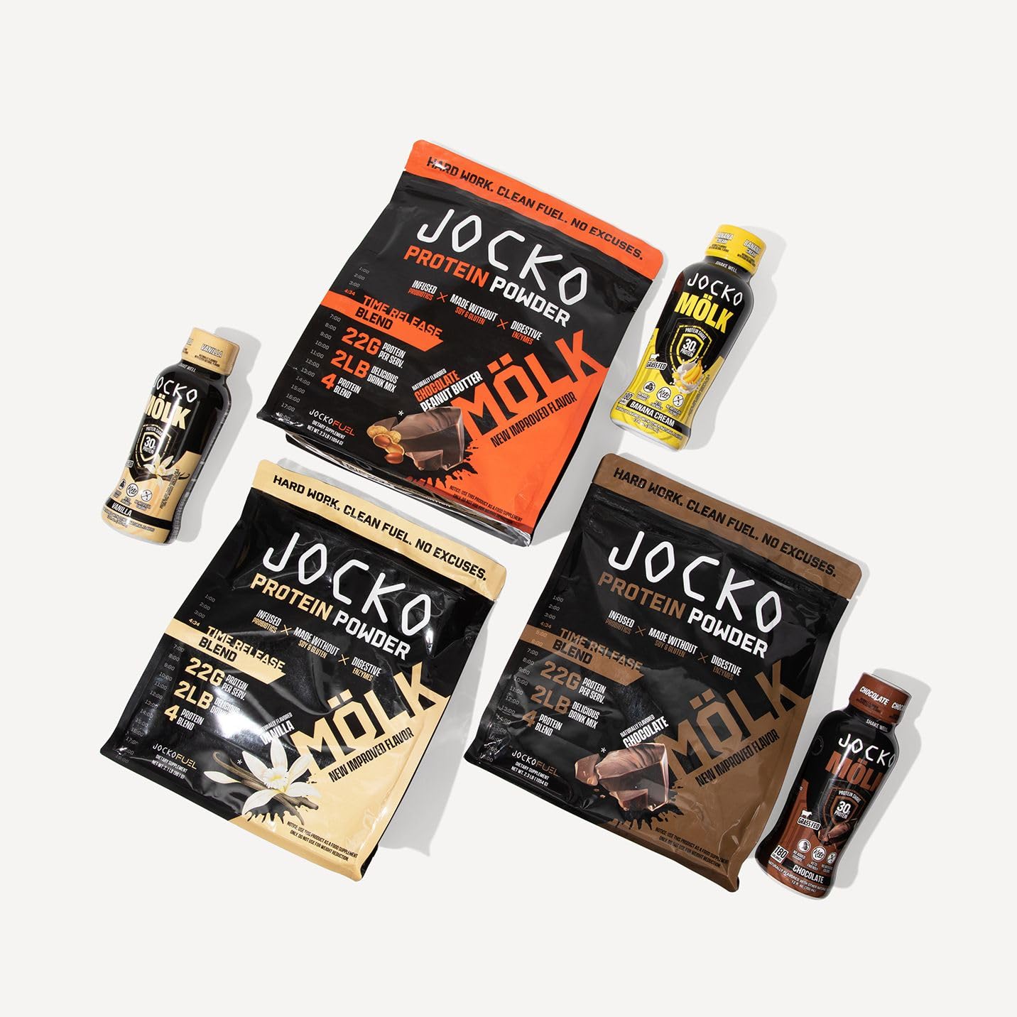 Detalle de Protein shake 30g grass fed Jocko Mölk
