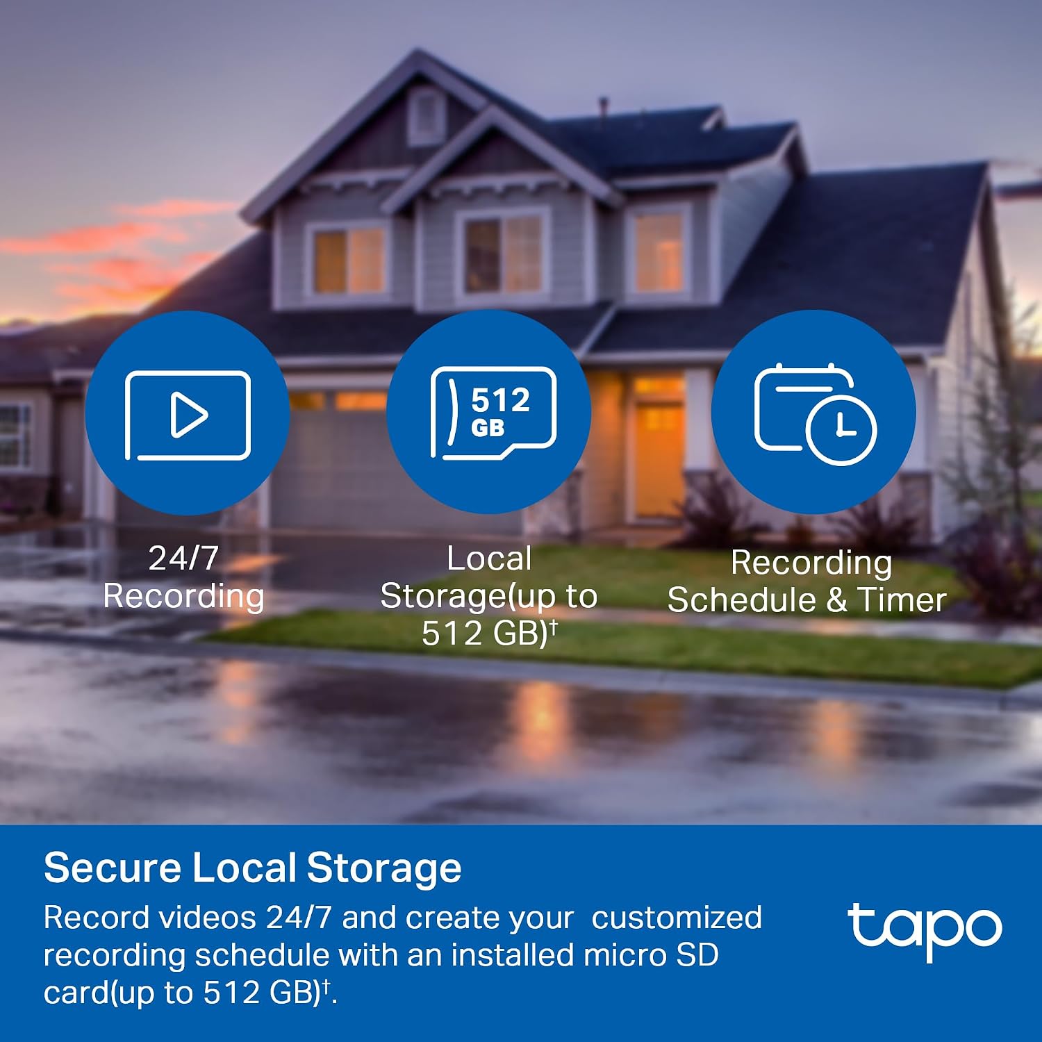 Thumbnail 4 de Tapo outdoor Wi-Fi security camera, 1080p