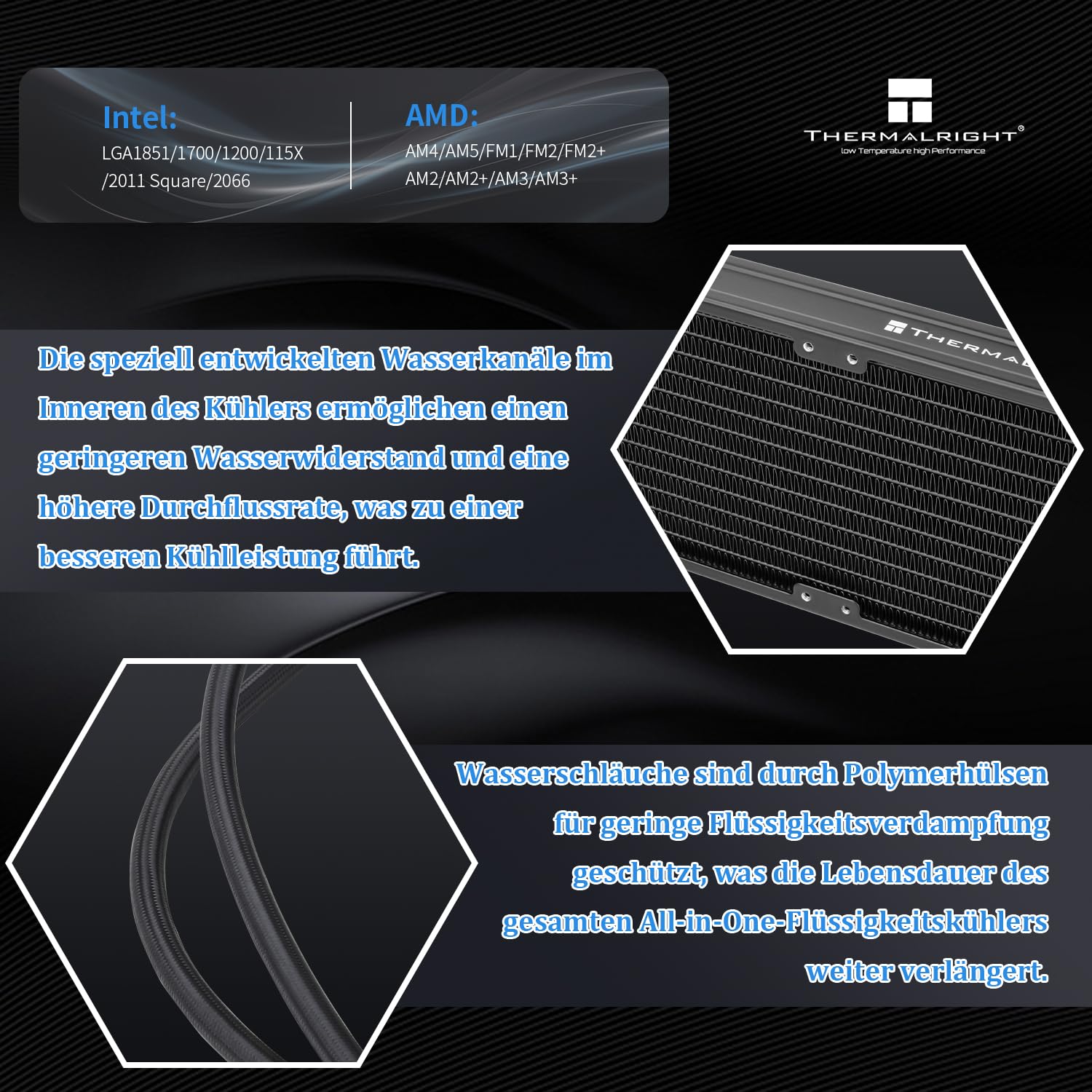 Thumbnail 2 de Thermalright Frozen Notte 360 Wasserkühlung