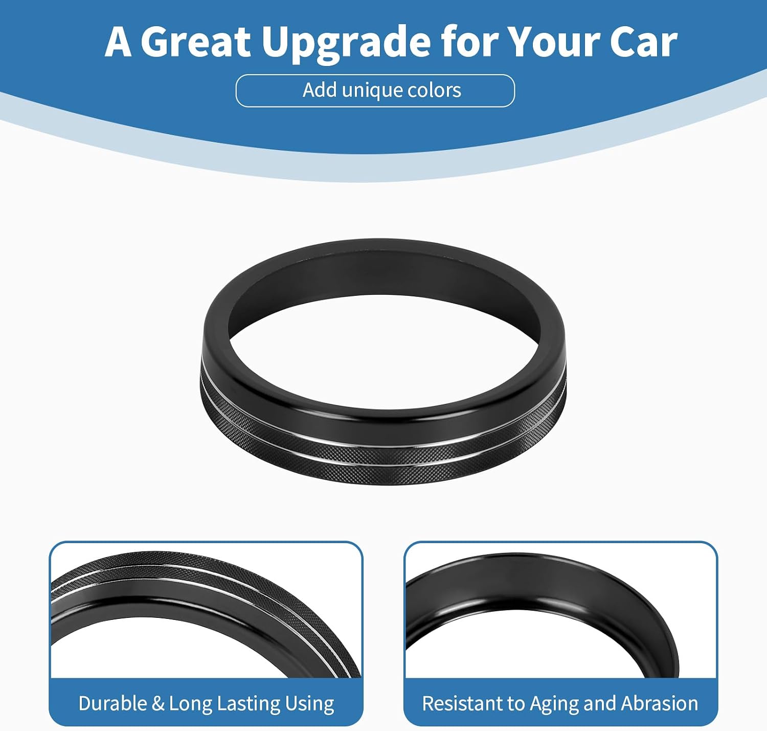 Detalle 2 de PDKLIN 4WD knob trim ring aluminum
