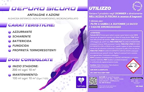 Thumbnail 4 de Naturii Lt 10 Antialghe Alghicida concentrato 4 azioni non schiuma