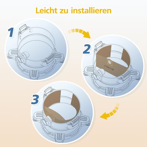 Thumbnail 6 de VILLAPOOL 16 Staubsaugerbeutel Ersatz für Kärcher WD3 kompatibel