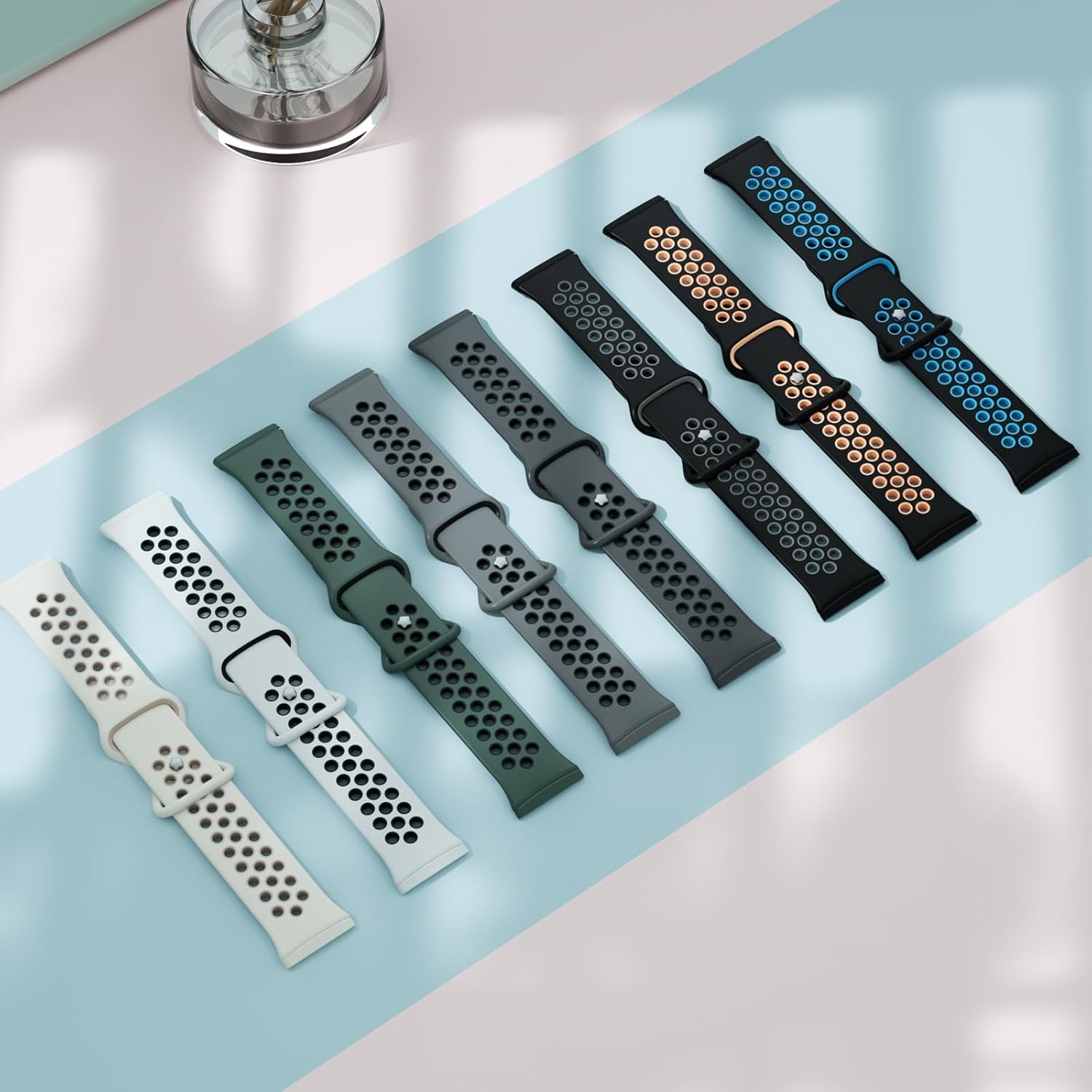 Thumbnail 4 de Yoohoo Silicone Bands for Fitbit Versa 3 4 Sense