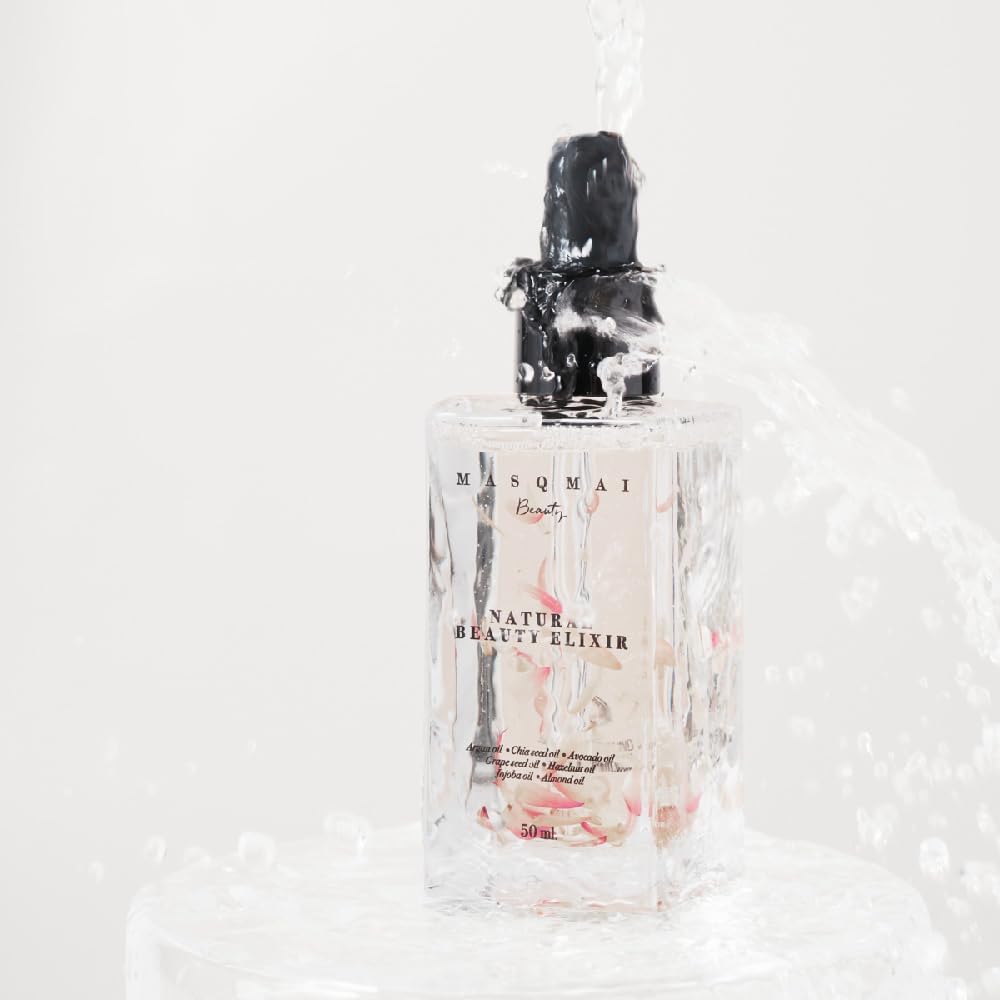 Detalle 1 de MASQMAI Natural Beauty Elixir: olio naturale al 100% per nutrire e rigenerare la pelle