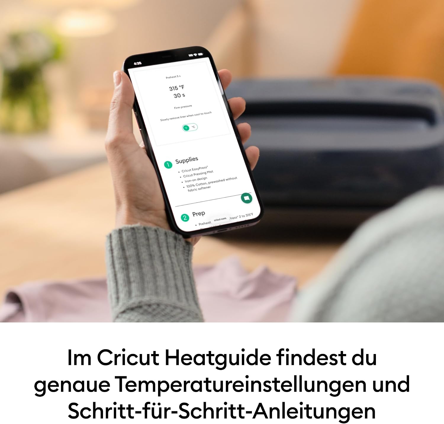 Detalle de Cricut EasyPress 2 SE (30,5 x 25,3 cm) – Heißpresse für Textilprojekte