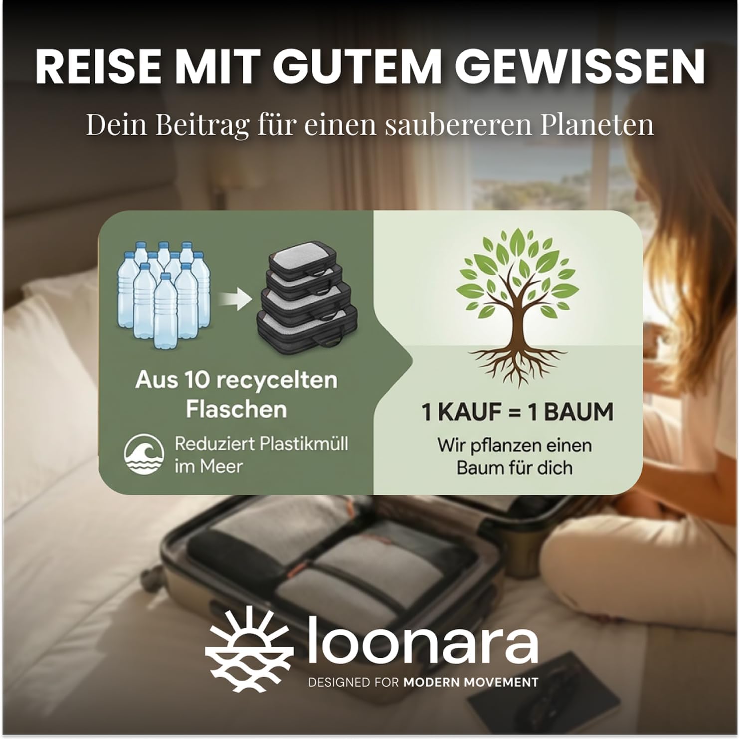 Thumbnail 6 de Packing Cubes Kompressions-Set für Koffer und Rucksack