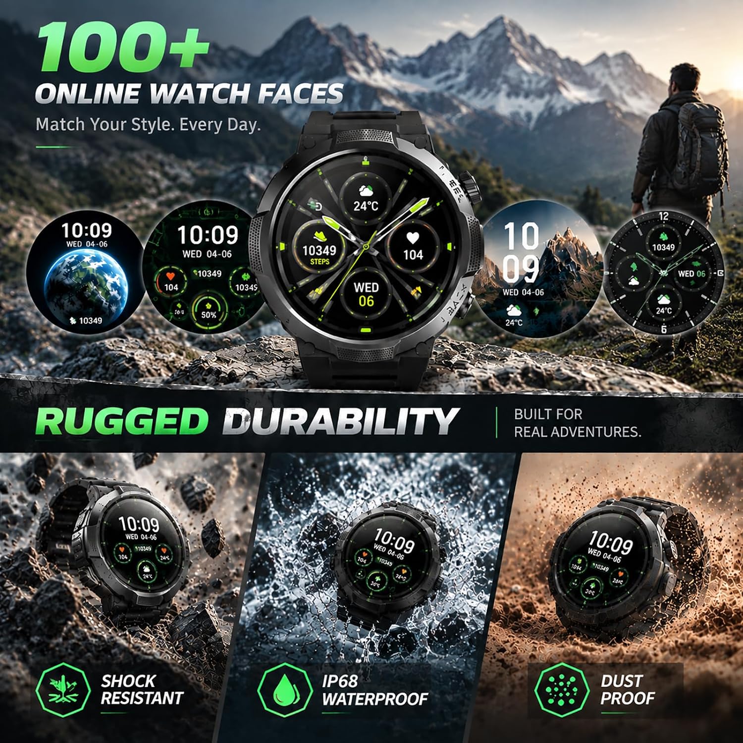 Thumbnail 6 de Soudorv Smartwatch 1.53-Inch HD Display