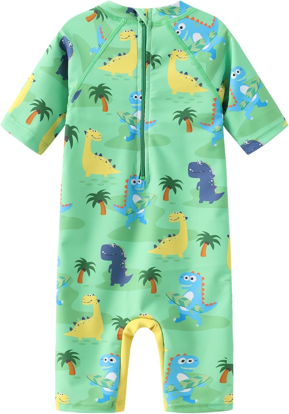 Thumbnail 1 de Aisyee UV-Kleidung Baby Badeanzug Kurzarm Einteiler – UV-Schutz, Rücken-Reißverschluss, buntes Design