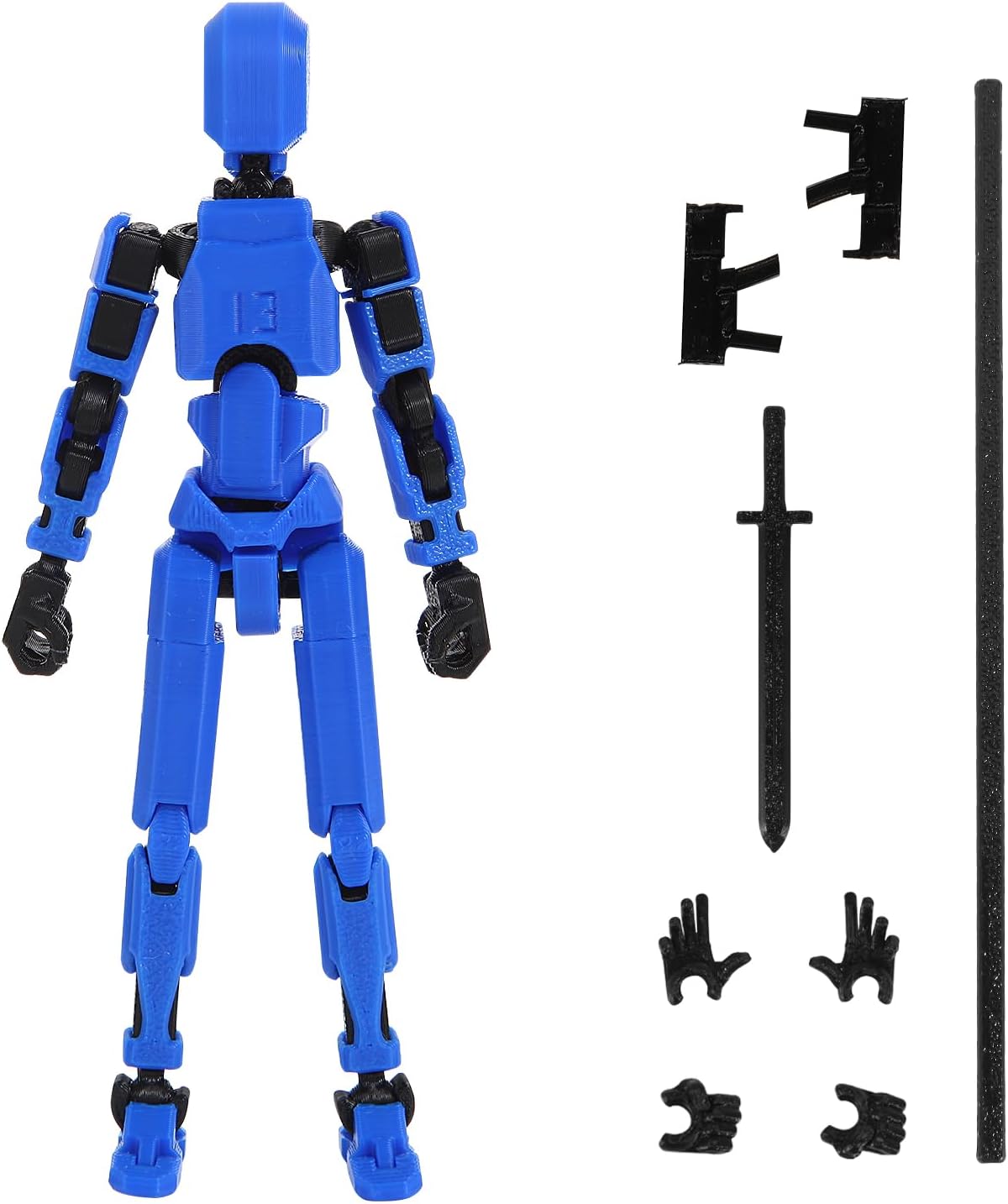 Thumbnail 6 de MerryXD T13 3D Action Figure — Fully Articulated Nova Titan with Customizable Color Options