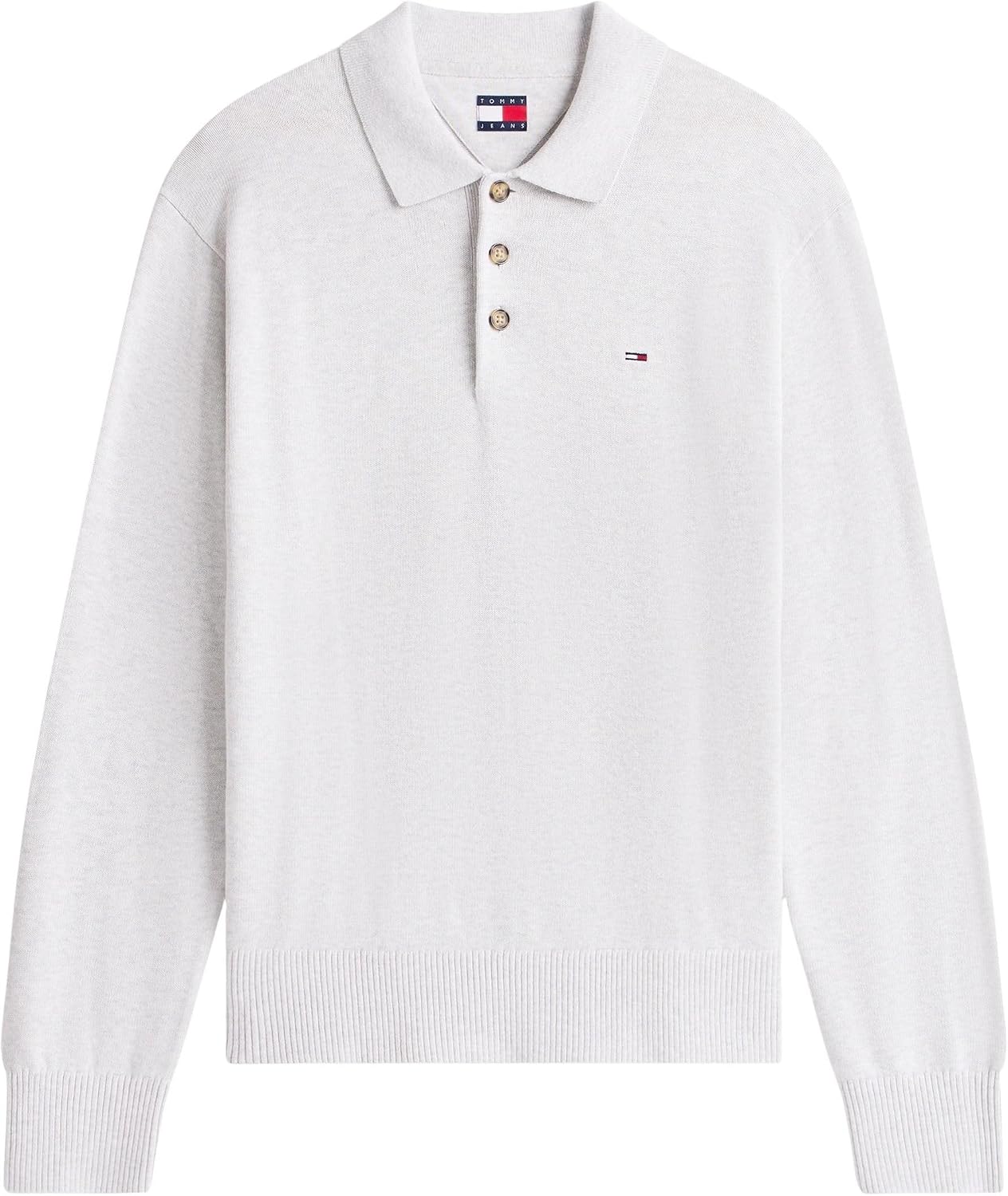 Detalle de Tommy Jeans Pull-Over Homme : authenticité et confort durable