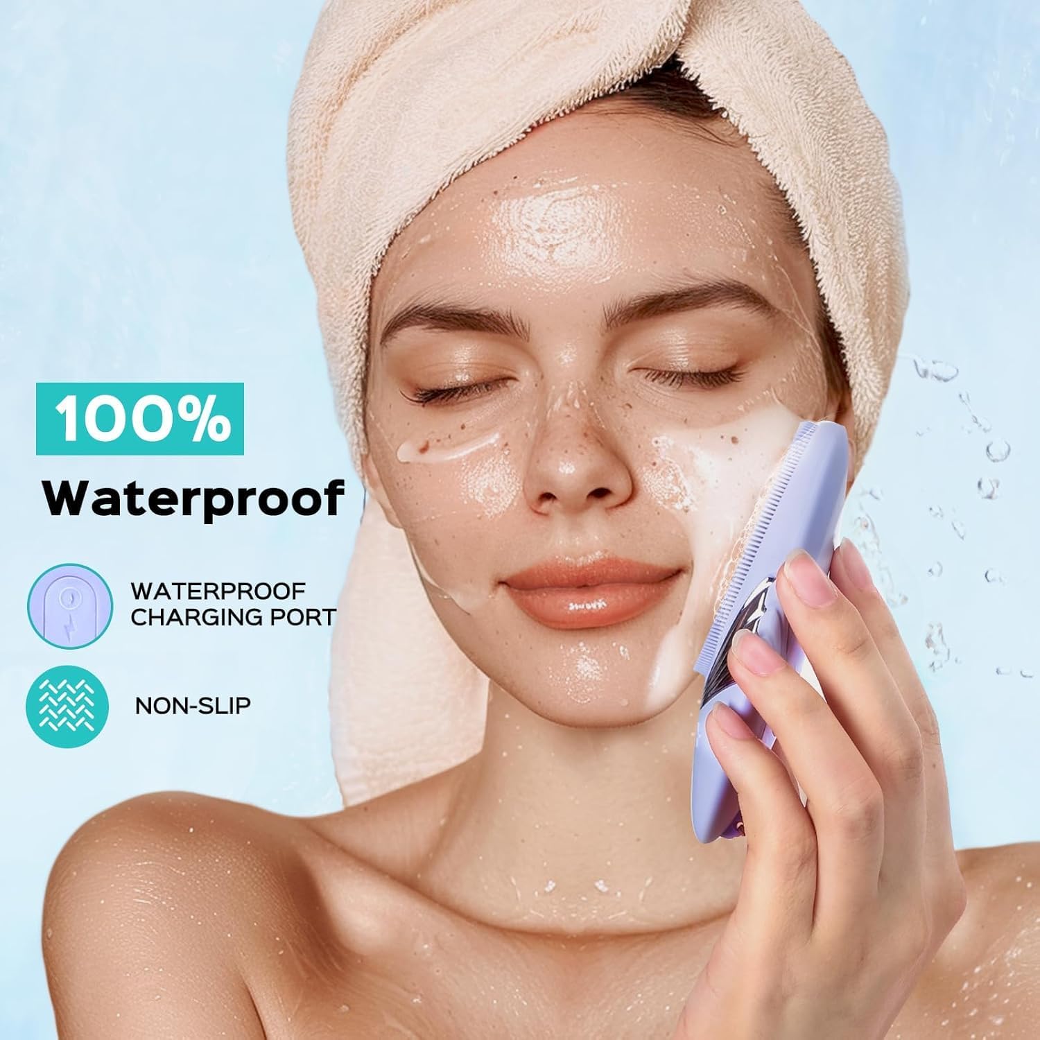 Thumbnail 4 de COSLUS Face Scrubber 5‑mode Waterproof Brush