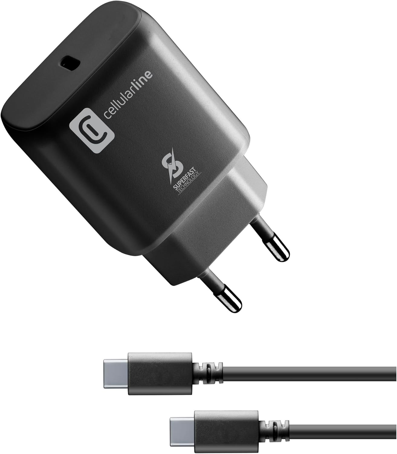 Detalle de cellularline Super Fast Charger Kit 25W
