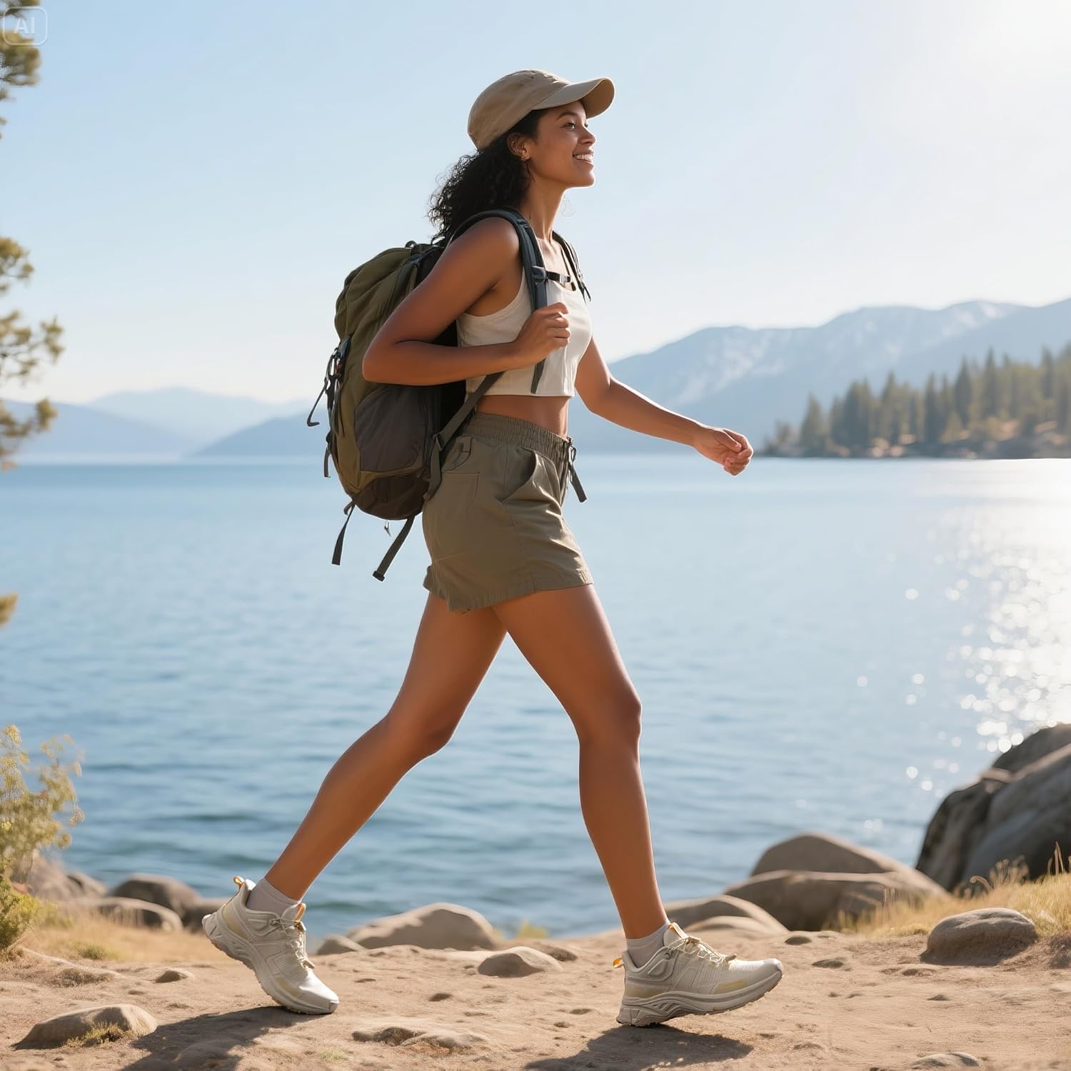Thumbnail 1 de NORTIV 8 Damen Wanderschuhe: Leichte, atmungsaktive Outdoor-Schuhe mit sicheren Schnürsystem