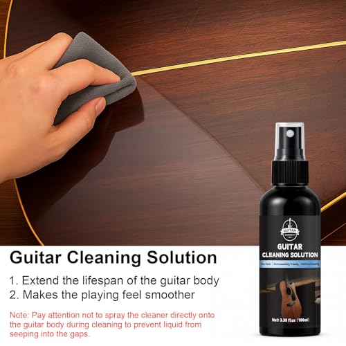 Thumbnail 4 de DINGSEN Gitarrenreinigungsset – 8-teiliges Profi-Pflegeset