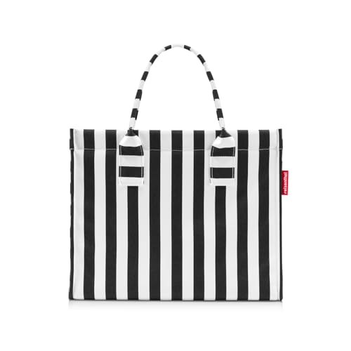 Detalle de reisenthel Daily Shopper Summerstripes Black – Moderner, geradliniger Alltags- und Einkaufsbegleiter