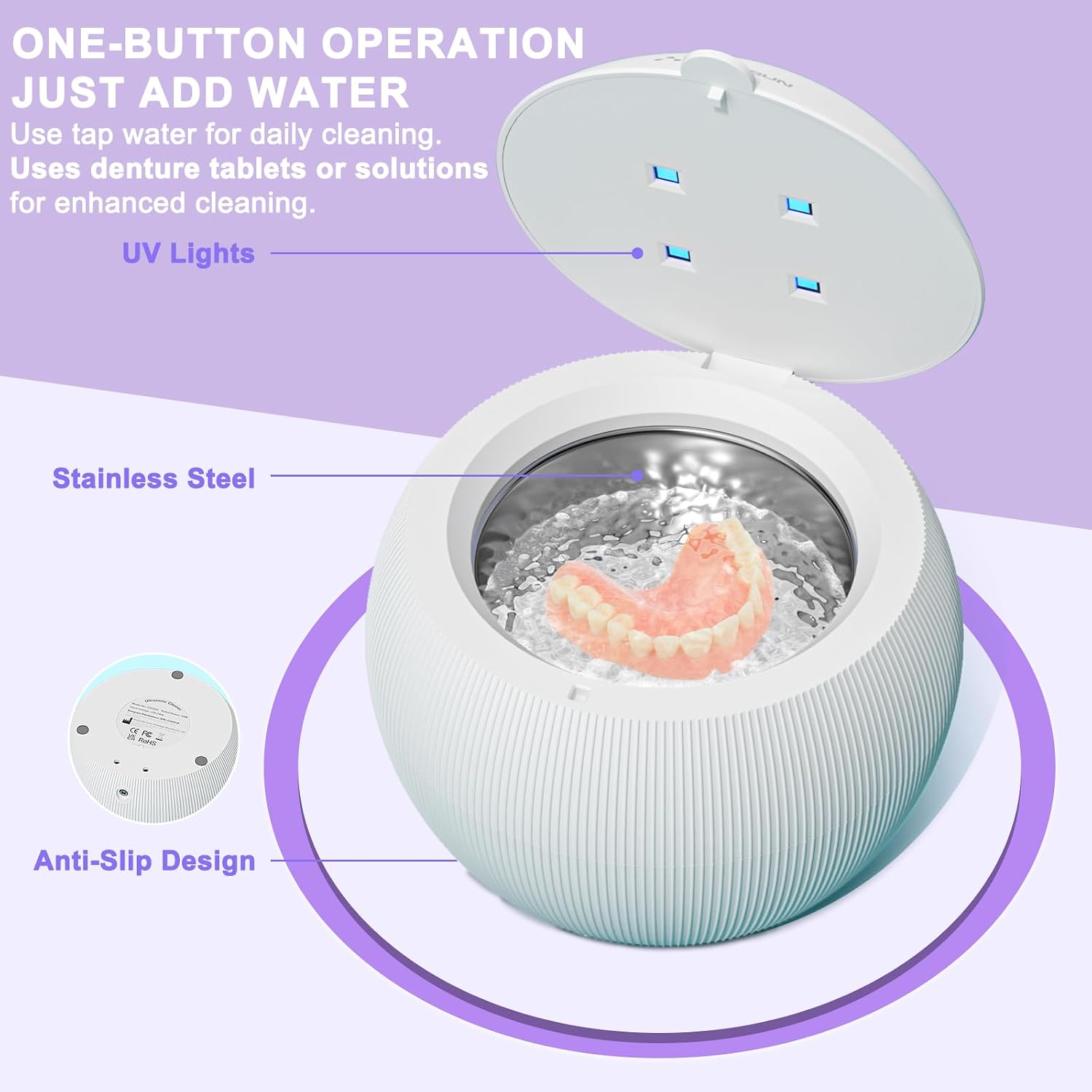 Detalle de Hangsun CD3500 ultrasonic retainer cleaner