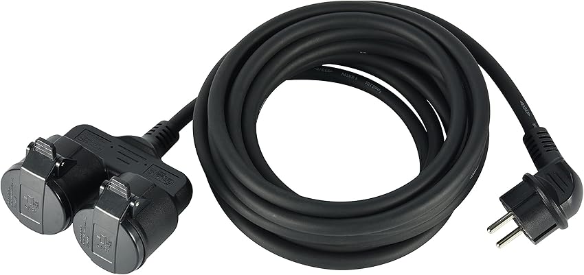 Thumbnail 5 de Electraline 55095 Cable alargador 1 m con 3 enchufes Schuko