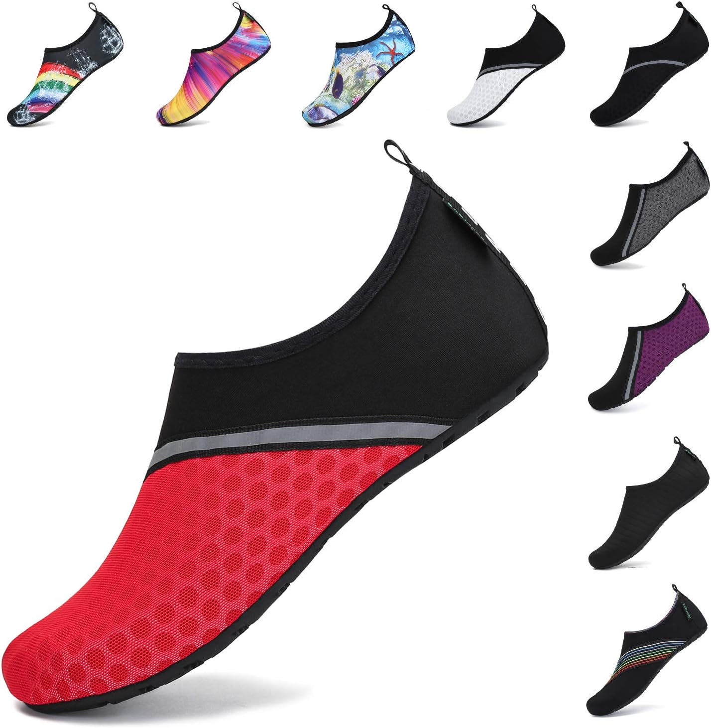 Detalle de SAGUARO Scarpe da Immersione Unisex: leggere, traspiranti e antiscivolo per ogni attività acquatica