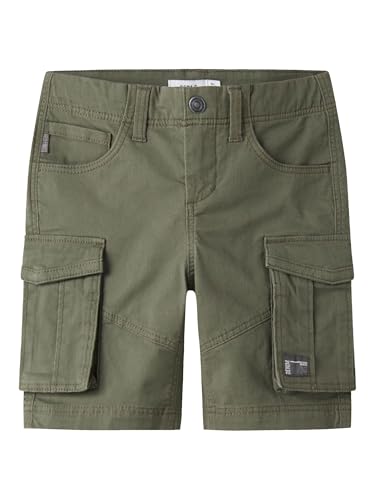 NAME IT Nkmryan Shorts cargo 98, niño Deep Lichen Green