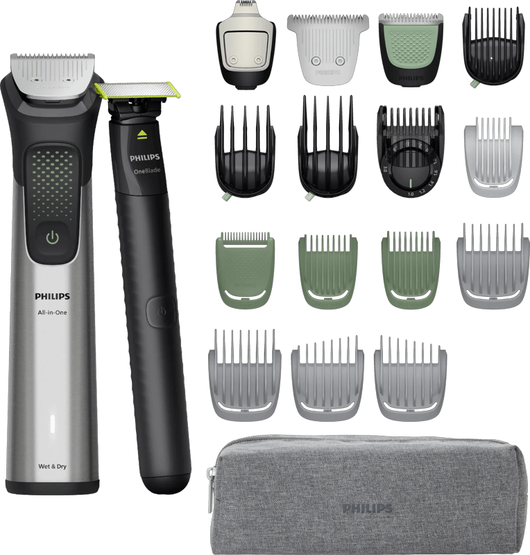 Detalle de Philips Series 9000 20-in-1 MG9557/15 – Multigroomer für Kopf, Gesicht und Körper