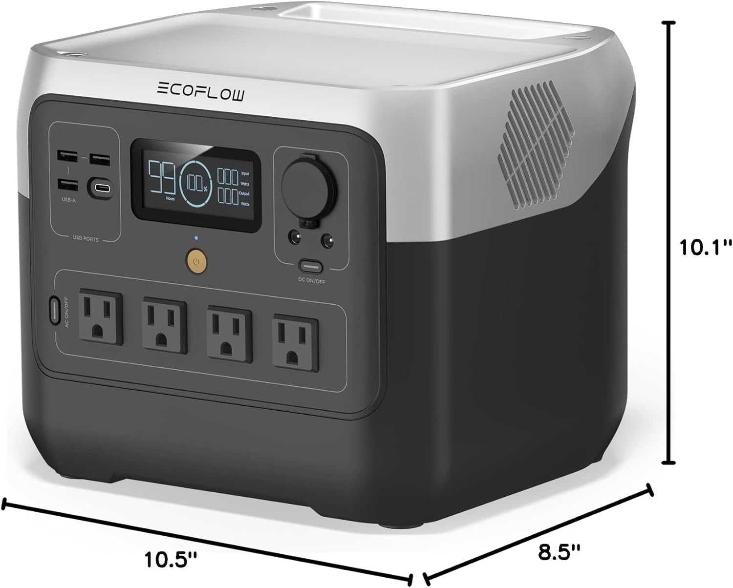 Thumbnail 2 de EF ECOFLOW RIVER 2 Pro Portable Power Station, 768Wh, 800W, LiFePO4