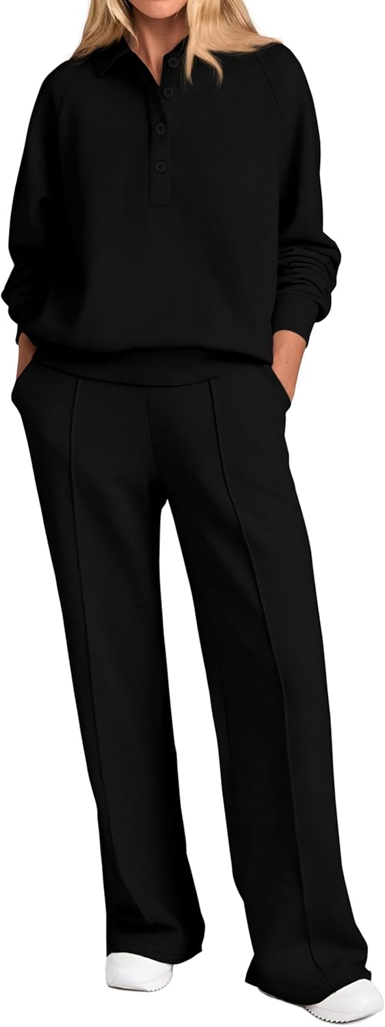 Detalle de PRETTYGARDEN Women 2-Piece Sweatsuit