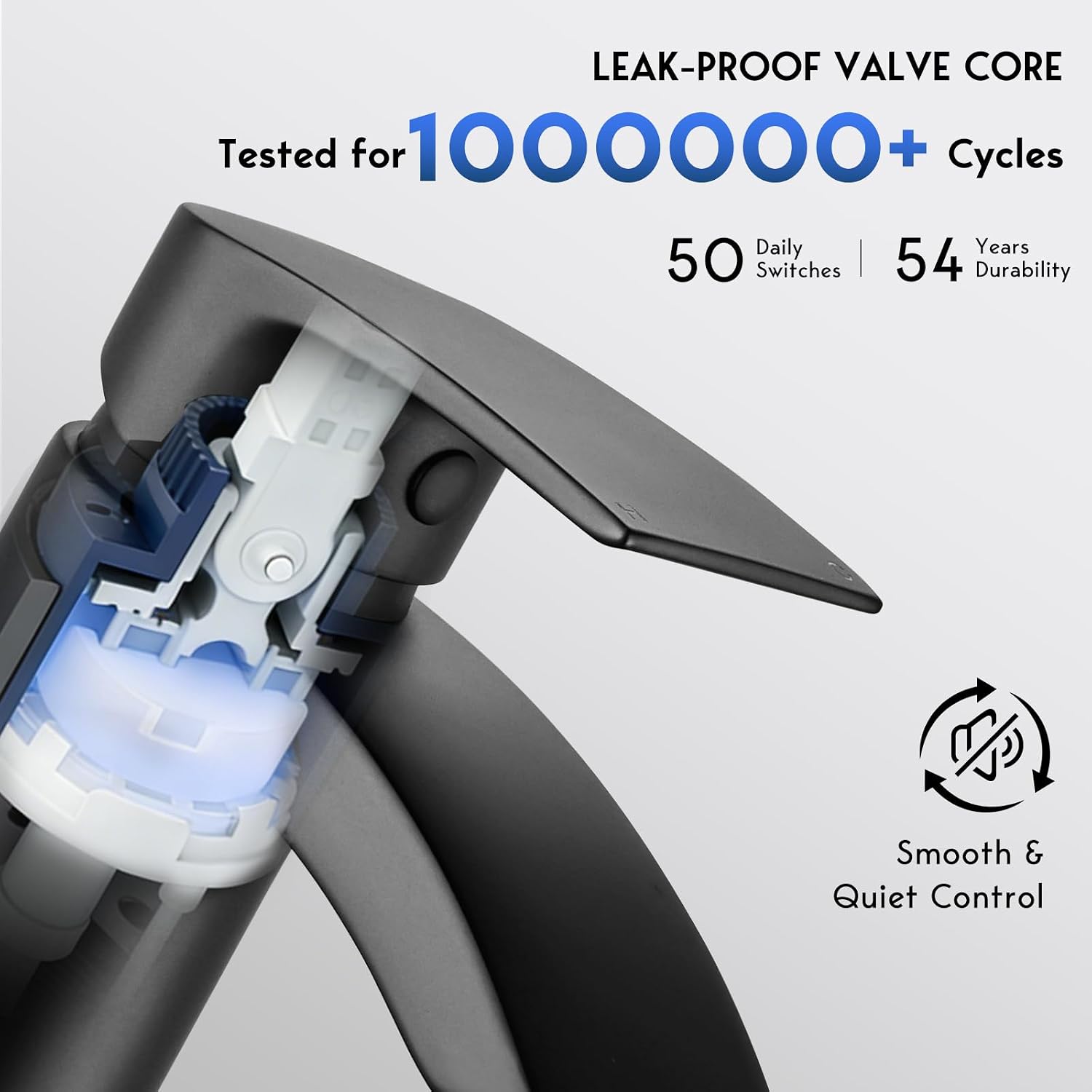 Thumbnail 3 de Waterfall basin mixer tap, 1 hole