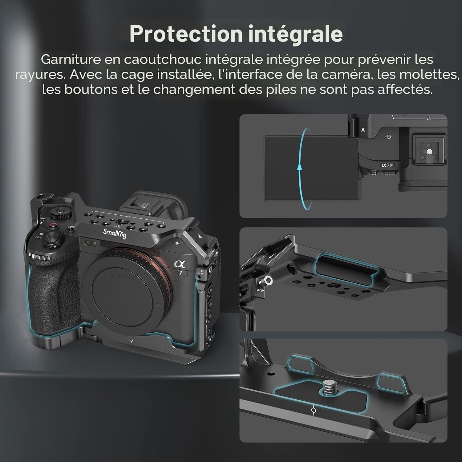 Thumbnail 3 de SMALLRIG 3667B Cage complète pour Sony