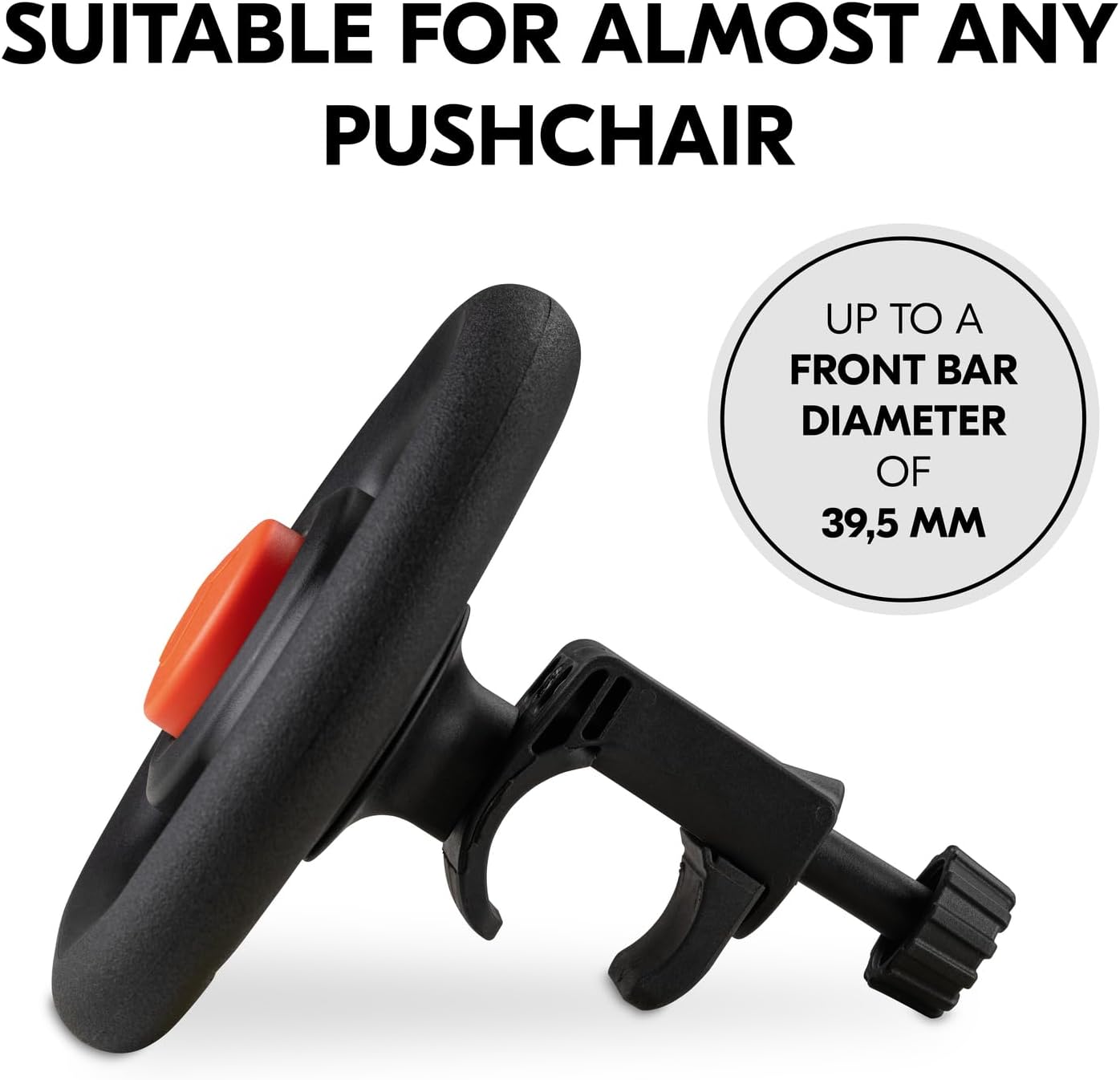 Thumbnail 5 de hauck Pushchair Steering Wheel Toy, Black – Interactive Driving Toy for Toddlers