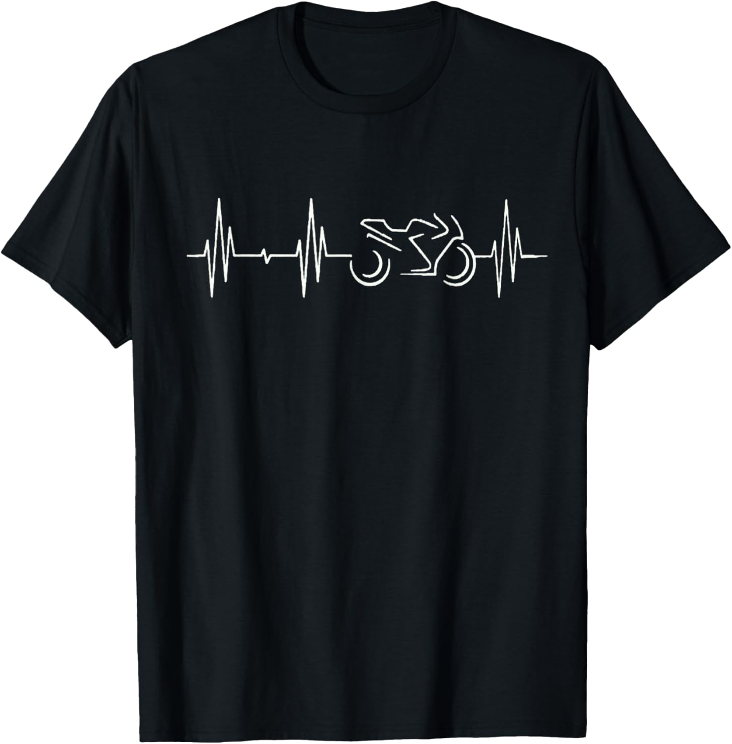 Detalle de T-Shirt Heartbeat Motard Passion – T-shirt légère au design moto