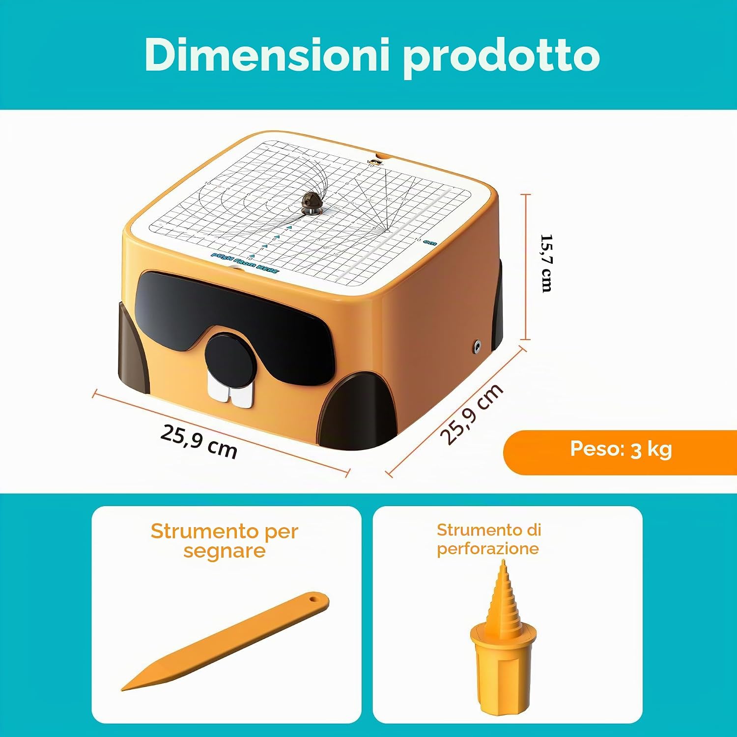 Detalle 2 de Beaverbot Taglierina per cartone per bambini – kit sicuro e creativo per età 3+