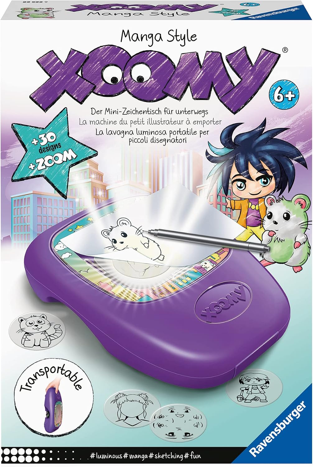 Detalle de Ravensburger XOOMY Midi disegno con proiettore 6+