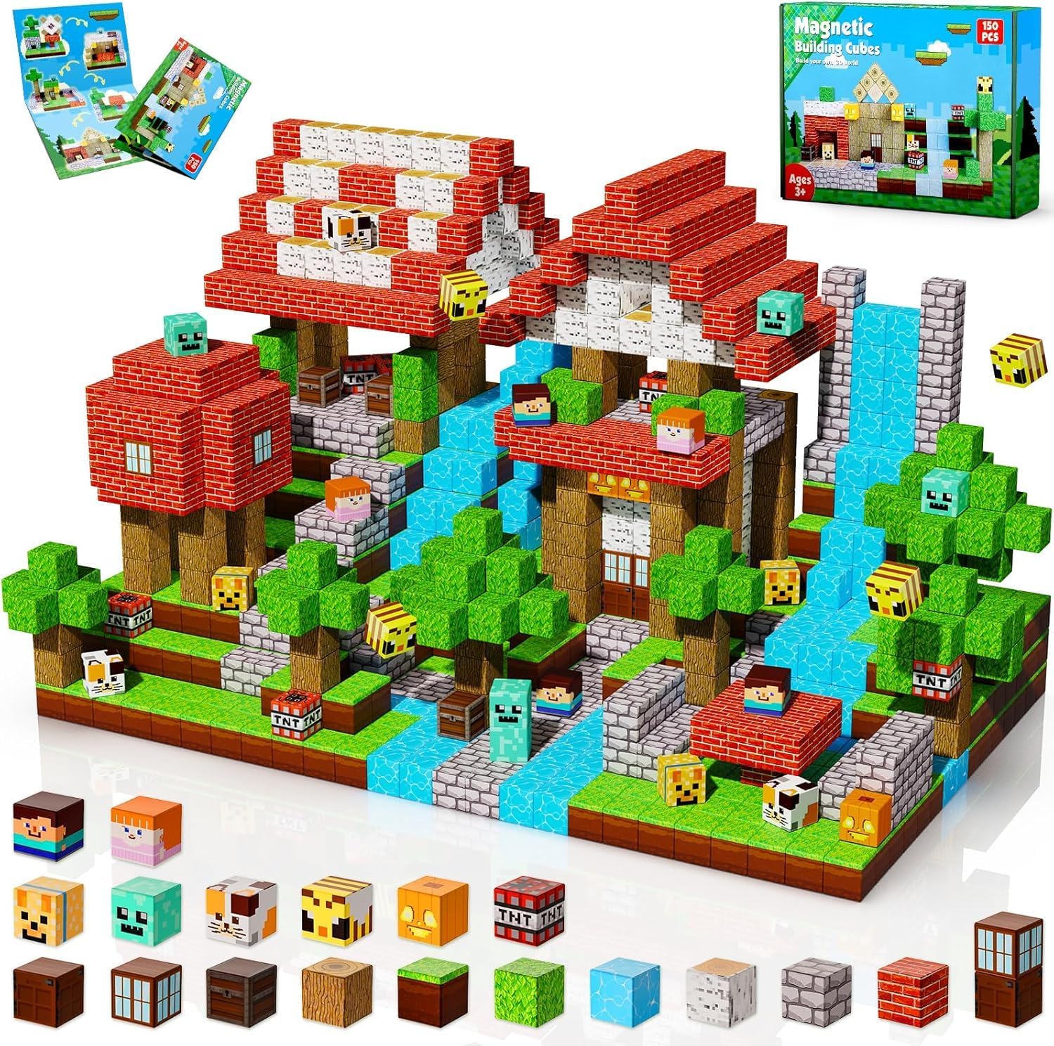 Thumbnail 6 de Goody King Magnetic Blocks 150pcs castle set