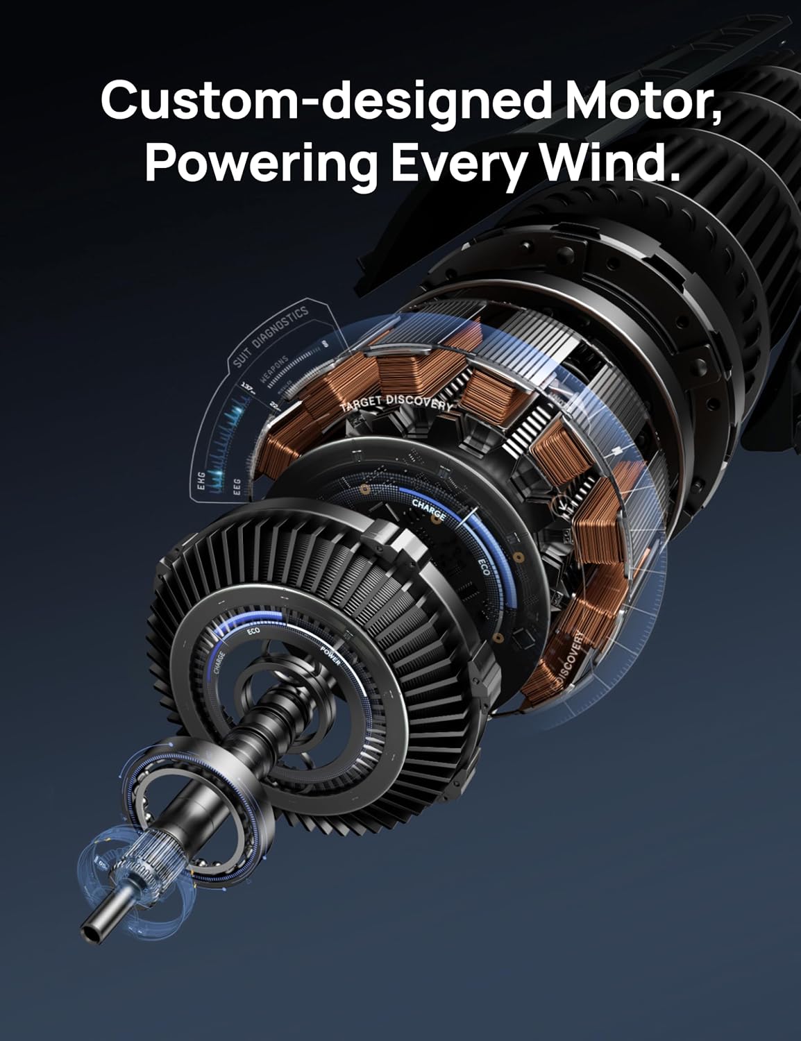 Detalle 2 de Dreo Tower Fan 42 Inch Quiet Oscillating Fan