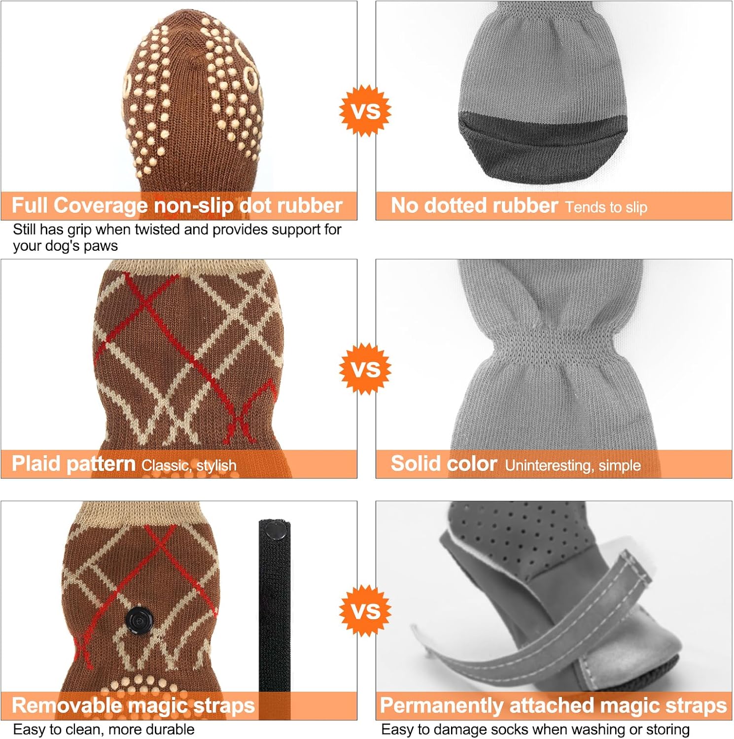 Thumbnail 6 de Hundesocken von BEAUTYZOO mit Anti-Rutsch