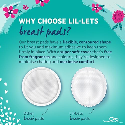 Thumbnail 2 de Lil-Lets Maternity Breast Pads, 120 Count (4 x 30) – Ultra Slim, Disposable Nursing Pads for Breastfeeding Mums